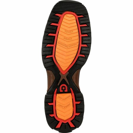 Durango Maverick Women's Steel Toe Waterproof Western Work Boot, RUGGED TAN, M, Size 9.5 DRD0416